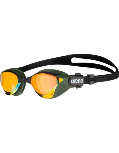 Veidrodiniai plaukimo akiniai Arena Cobra TRI Swipe, geltoni-žali