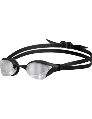 Veidrodiniai plaukimo akiniai Arena Cobra Core Swipe, sidabro sp.-juodi