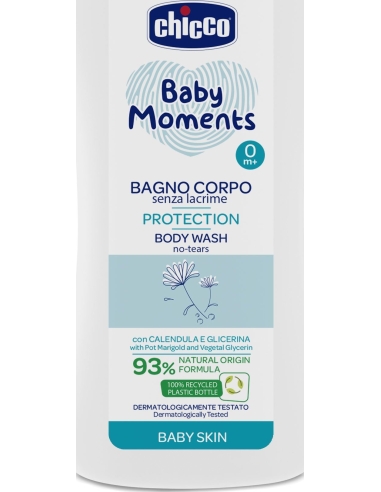 Kūno prausiklis Chicco Baby Moments Protection, 200ml