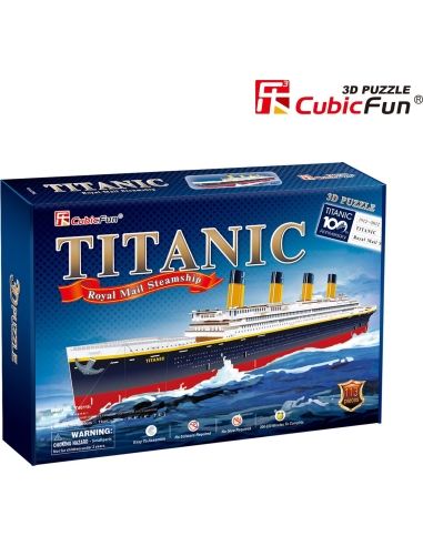 Didelė 3D dėlionė Cubicfun Titanic