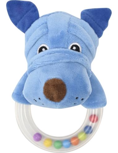 Barškutis-šuniukas Lorelli Toys Ring, mėlynas