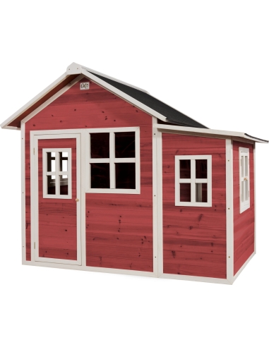 "EXIT Loft 150" medinis žaidimų namelis - raudonas