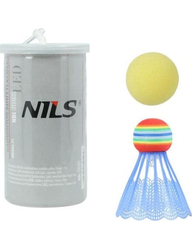 Nailoninis badmintono plunksniukas Nils NBL6092, 1 vnt., su kamuoliuku