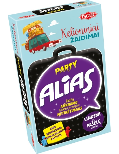 Kelioninis žaidimas Tactic Party Alias, lietuvių kalba