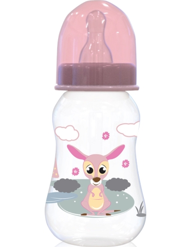 Maitinimo buteliukas Baby Care Blush Pink, 125ml
