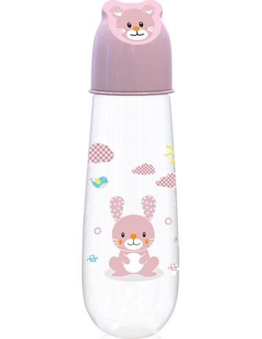 Maitinimo buteliukas Baby Care Character Hood Blush, 250ml rožinis