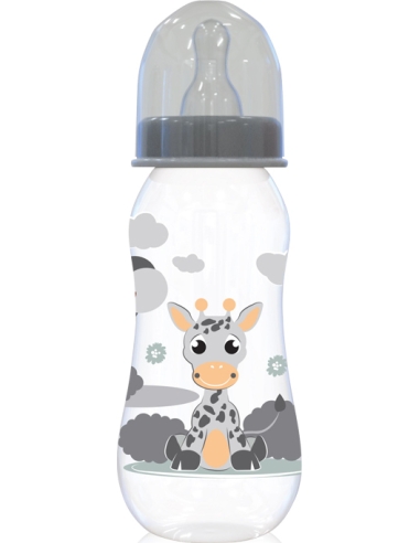 Maitinimo buteliukas Baby Care Icy Grey, 250ml
