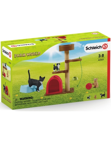 Mielų kačių žaidimas Schleich Farm World