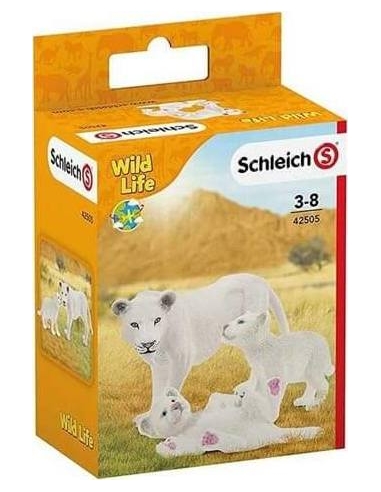 Liūtė su mažyliais Schleich Wild Life