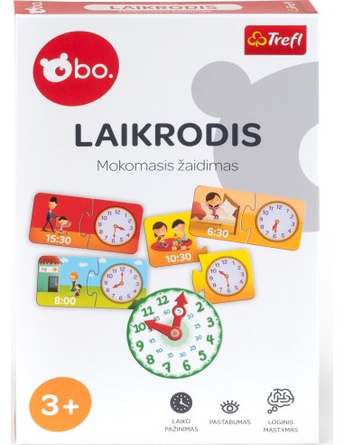 Mokomasis žaidimas Bo Clock, lietuvių kalba