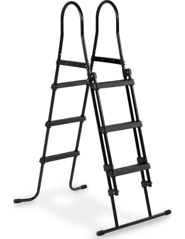 EXIT pool ladders for frame height of 91-107cm - black