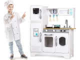 Medinė virtuvėlė XXL su skalbimo mašina Ecotoys