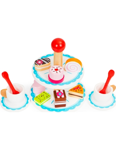 Medinių tortų skardų rinkinys Ecotoys