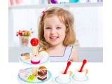 Medinių tortų skardų rinkinys Ecotoys
