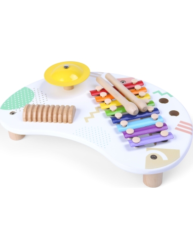 Instrumentas stalas muzikos stalas cimbolai +18m ECOTOYS