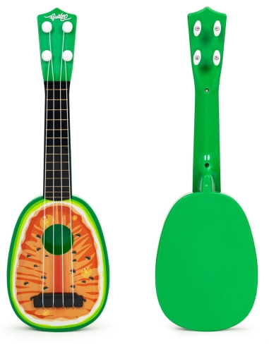 Ukulele gitara vaikams keturių stygų arbūzas