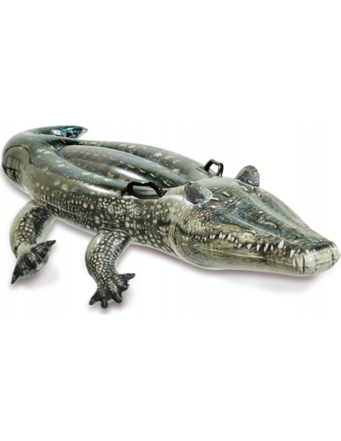Pripučiamas krokodilo plaukimo čiužinys 170 cm INTEX 57551