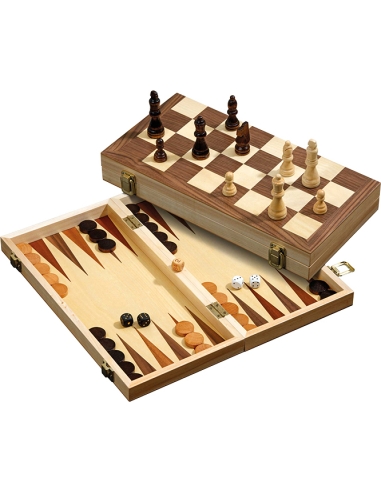 Nardų, šachmatų ir šaškių rinkinys Philos 35.5x17.8cm