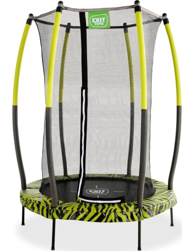 EXIT Tiggy junior trampoline with safety ø140cm - black/green