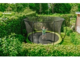 Įkasamas batutas su tinklu Exit Silhouette 427cm - Žalias
