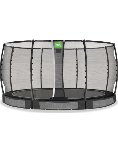 EXIT Allure Premium ground trampoline ø427cm - black