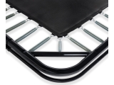EXIT Dynamic ground level trampoline 305x519cm with Freezone safety tiles - black