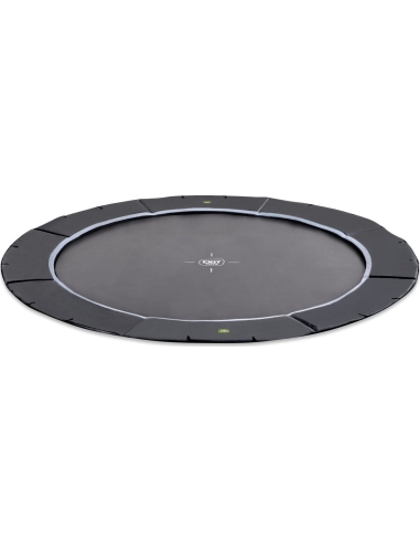 EXIT Dynamic ground level sports trampoline ø366cm - black