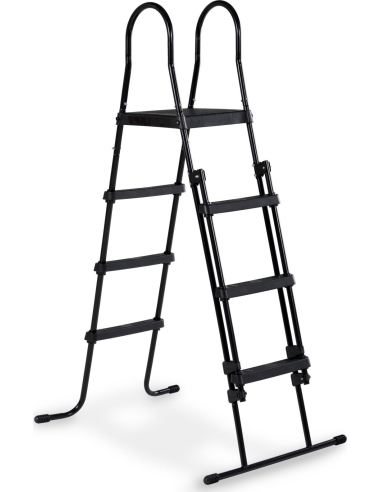 EXIT pool ladder for frame height of 108-122cm - black