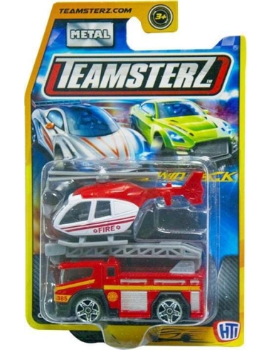 Transporto priemonės Teamsterz, 7.5cm, 2vnt.