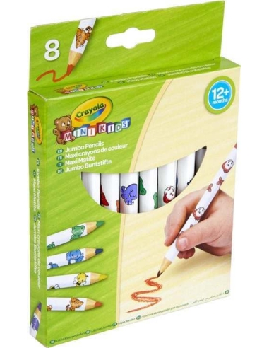 CRAYOLA MINIKIDS Dekoruoti pieštukai (8 vnt.)