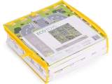 Duża mata piankowa EVA dla dzieci Miasto 90,5x90,5 cm 21 el. ECOTOYS