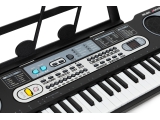 Didelis klavišinis pianinas su mikrofonu vaikams + maitinimo šaltinis