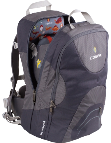 Kuprinė LittleLife Child Carrier Traveller S4, pilka