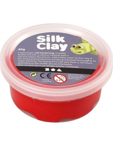 Silk Clay - red, 40 g