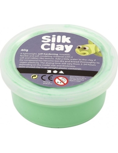 Silk Clay - green, 40 g