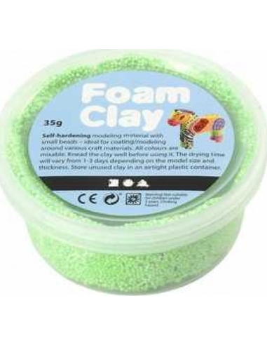 Foam Clay, light green 35g