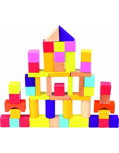 Colourful wooden shapes, 12 months+