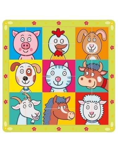 Wooden puzzle, Animals, 18 months+