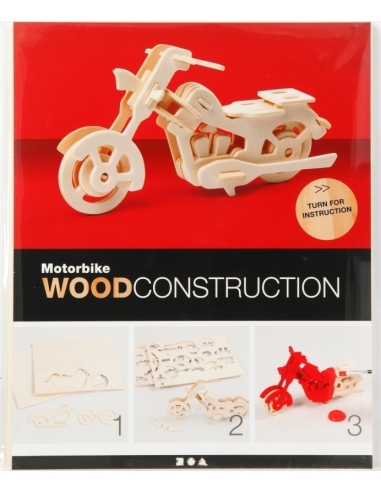 3D Construction figure, MOTORBIKE