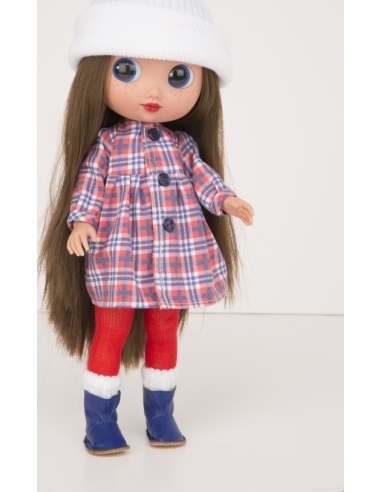 Arias Dunya doll, gingham dress