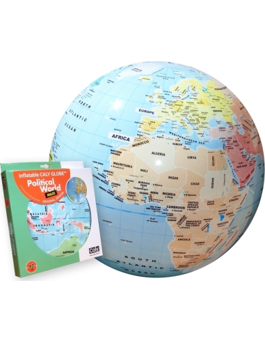 CALY Inflatable globe The World, 42 cm