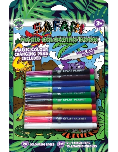 Splat Planet magic colouring book ZOO