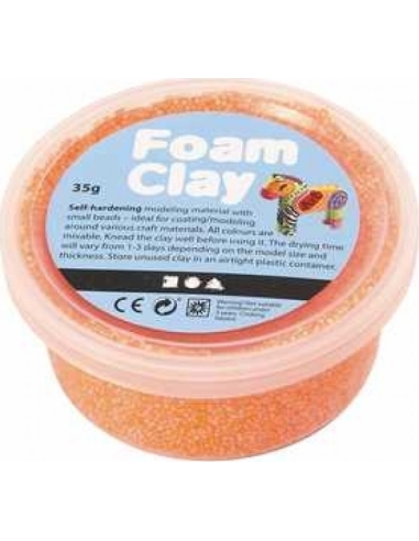 Foam Clay, orange 35g