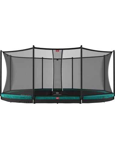 Trampoline BERG Grand Favorit InGround 520 Green + Safety Net Comfort