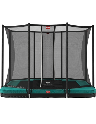 Trampoline BERG Ultim Favorit InGround 280 Green + Safety Net Comfort