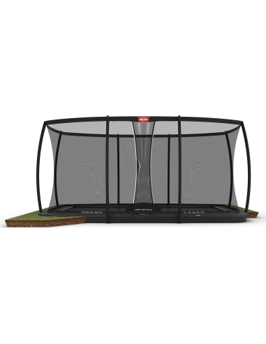 BERG Ultim Champion FlatGround 500 Grey + Safety Net DLX XL