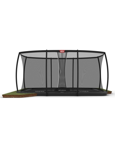 BERG Ultim Elite FlatGround 500 Grey + Safety Net DLX XL