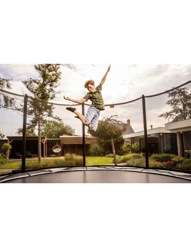 Trampoline BERG InGround Favorit Grey 380 + Safety Net Comfort