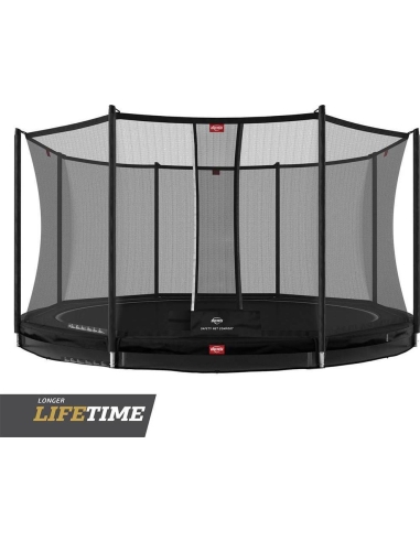 Trampoline BERG Favorit InGround 380 Black + Safety Net Comfort