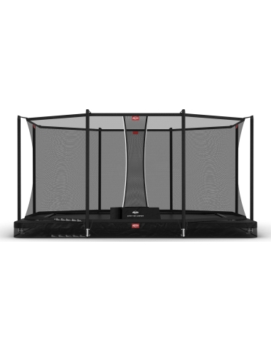 BERG Ultim Favorit InGround 410 Black + Safety Net Comfort